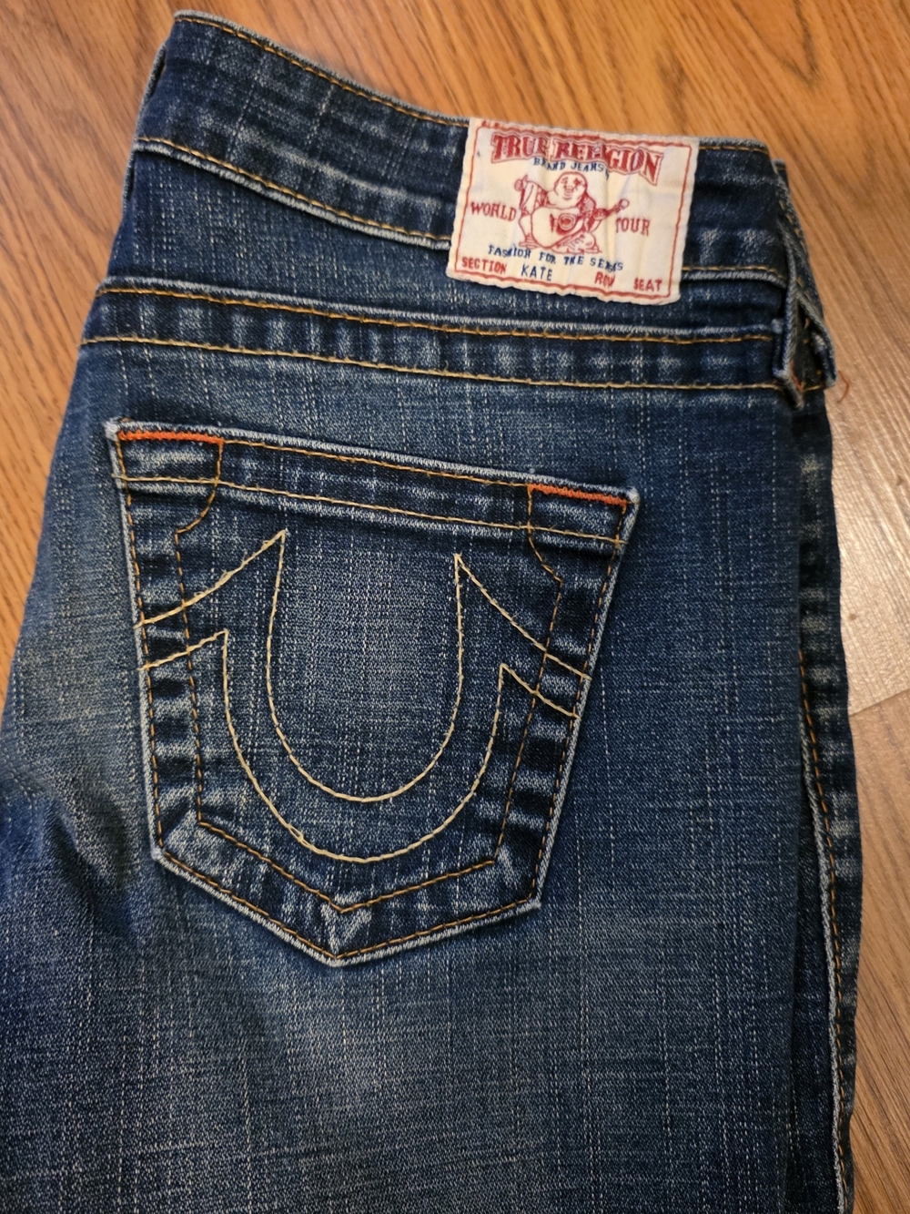 Y2K True Religion Kate Cropped Capri Jeans Size 28